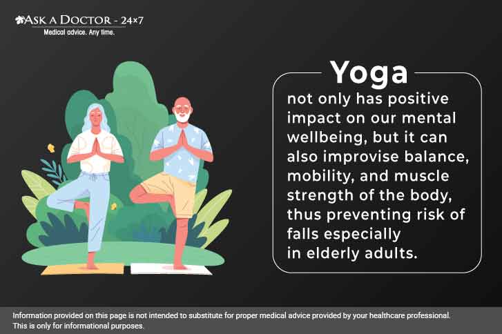 Yoga Asanas for Better Balance and Fall Prevention in the Elderly