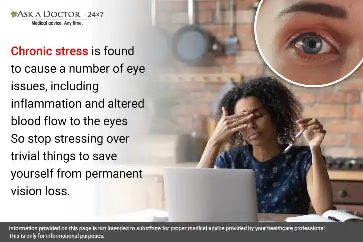 How Does Chronic Stress Affect Your Eye Sight?