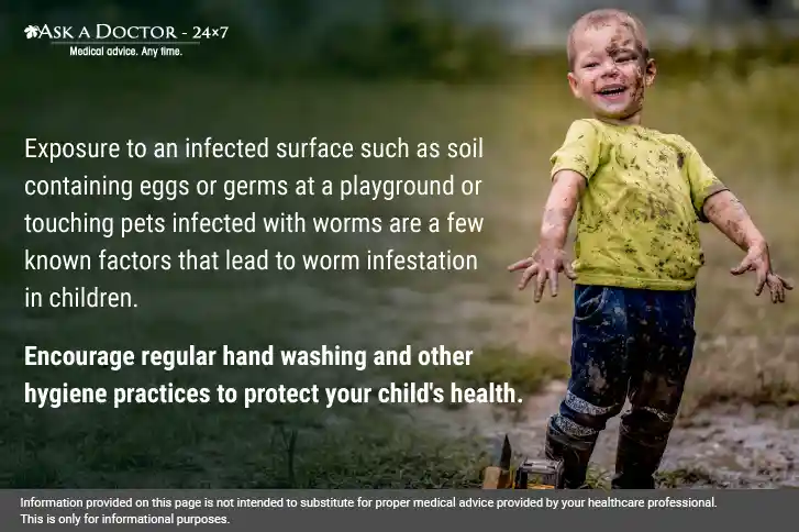 Worm Infections in Kids: Know the Causes, Symptoms, and Preventive Tips