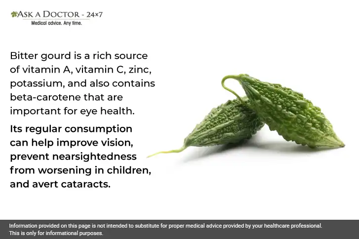 Benefits of Bitter Gourd For Eyes