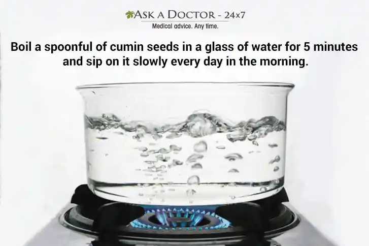  boiling cumin water=